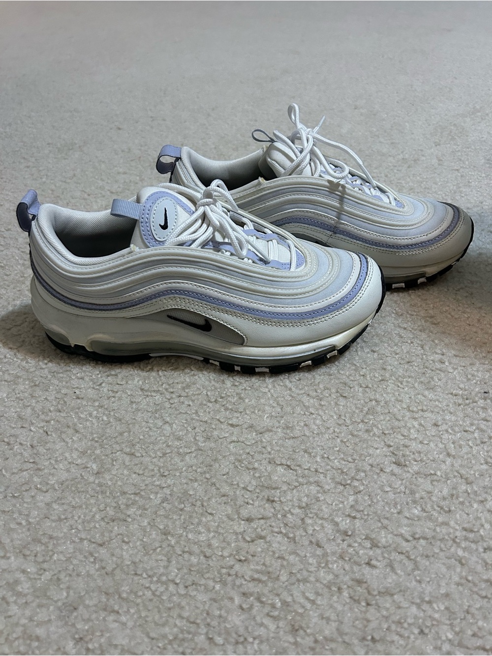 Nike Air Max 97 White with Light Blue Accents